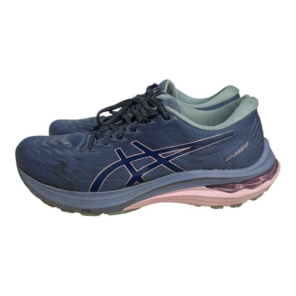 Asics GT-2000 11 Running Shoes Blue Pink Women's Size 9 Stability Sneakers - Picture 3 of 8